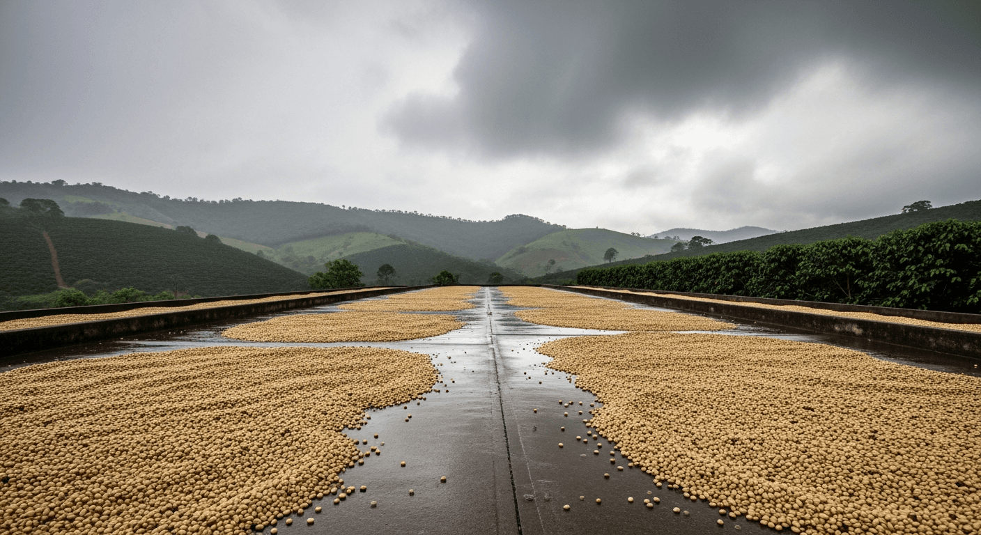 Atypical July Rain Threatens Supply of High-Grade Brazil Arabica Coffee