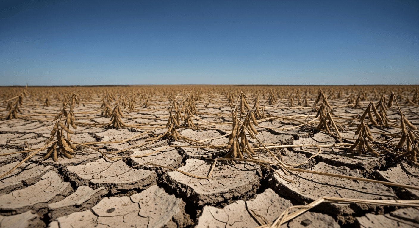 Brazil Soybean Belt Dry Spell Raises Crop-Stress Risk