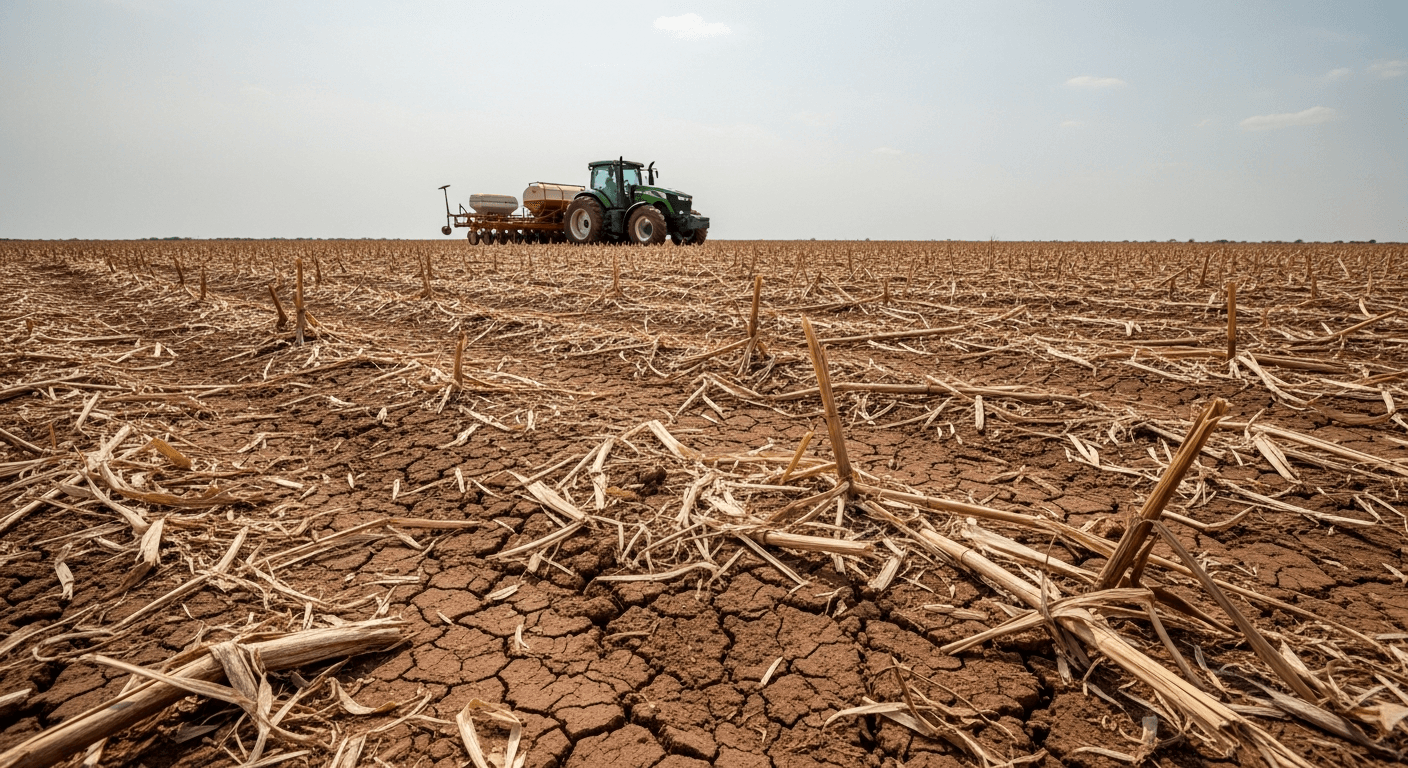 Dry Spell Hits Brazil's Key Soy Hubs, Threatening Planting Start and Crop Stress