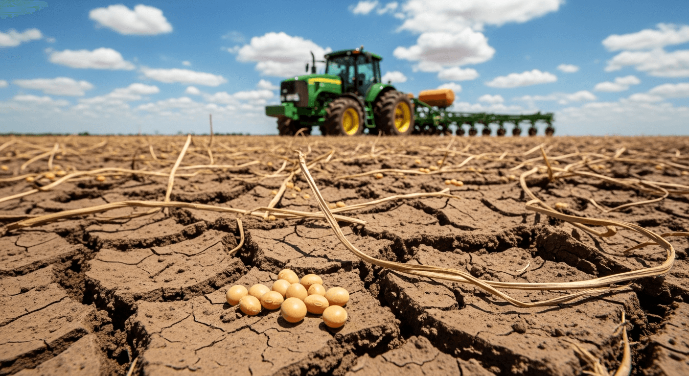 Dry Spell Hits Brazil’s Soybean Belt, Raising Early Crop Stress Risk