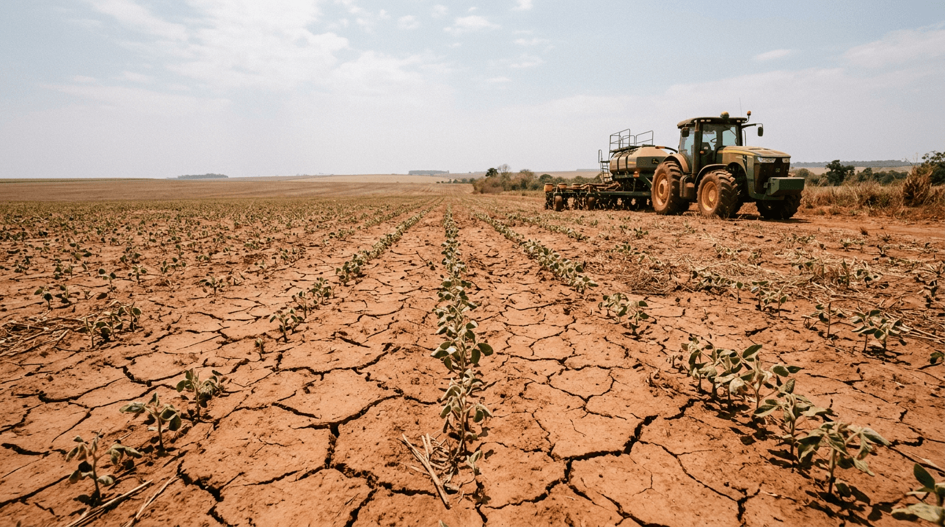 Dry spell in Brazil's soybean belt raises crop-stress risks