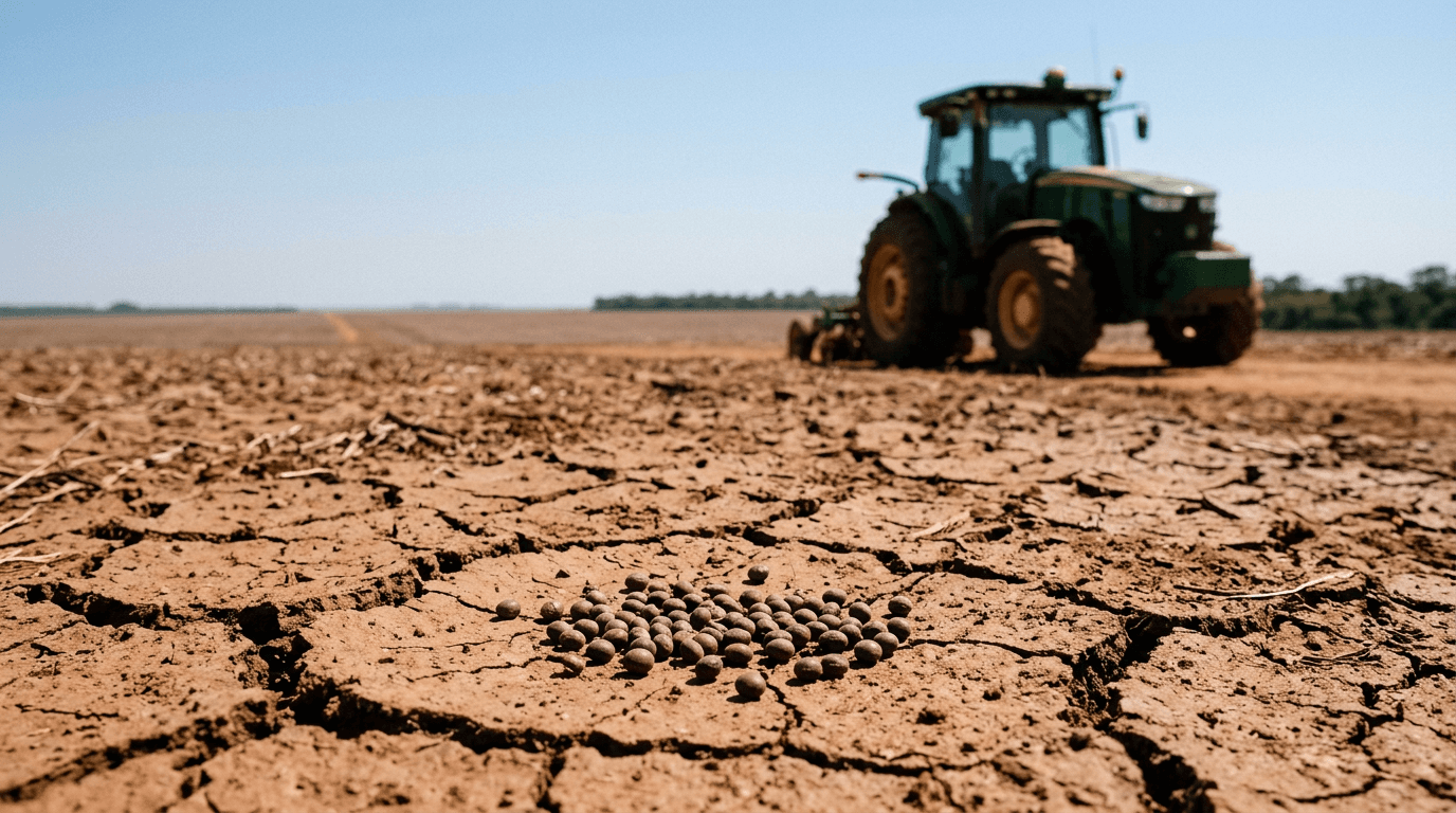 Dry Spell Threatens Brazil's Soybean Planting in Key Production Hubs
