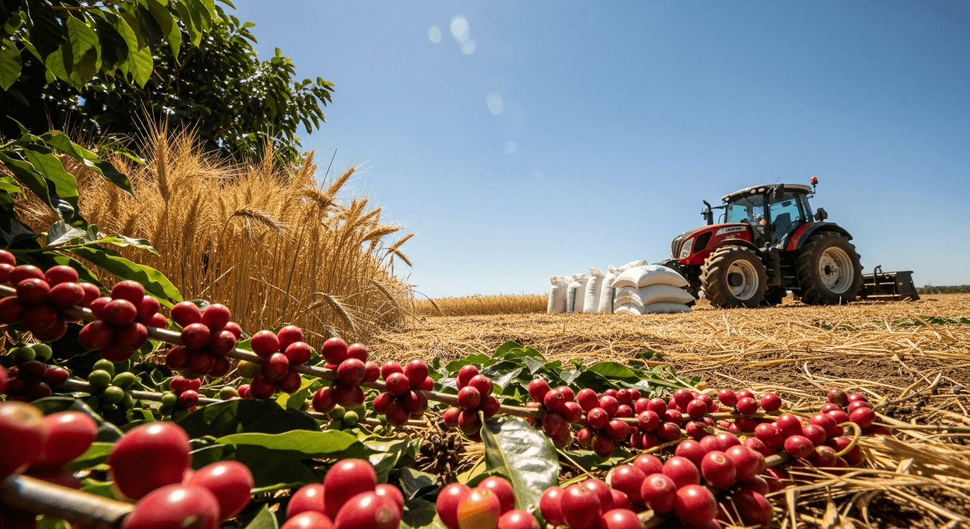 Dual Crisis: Fertilizer Squeeze and Strong El Niño Threaten Brazilian Coffee, Rice, and Wheat Prices