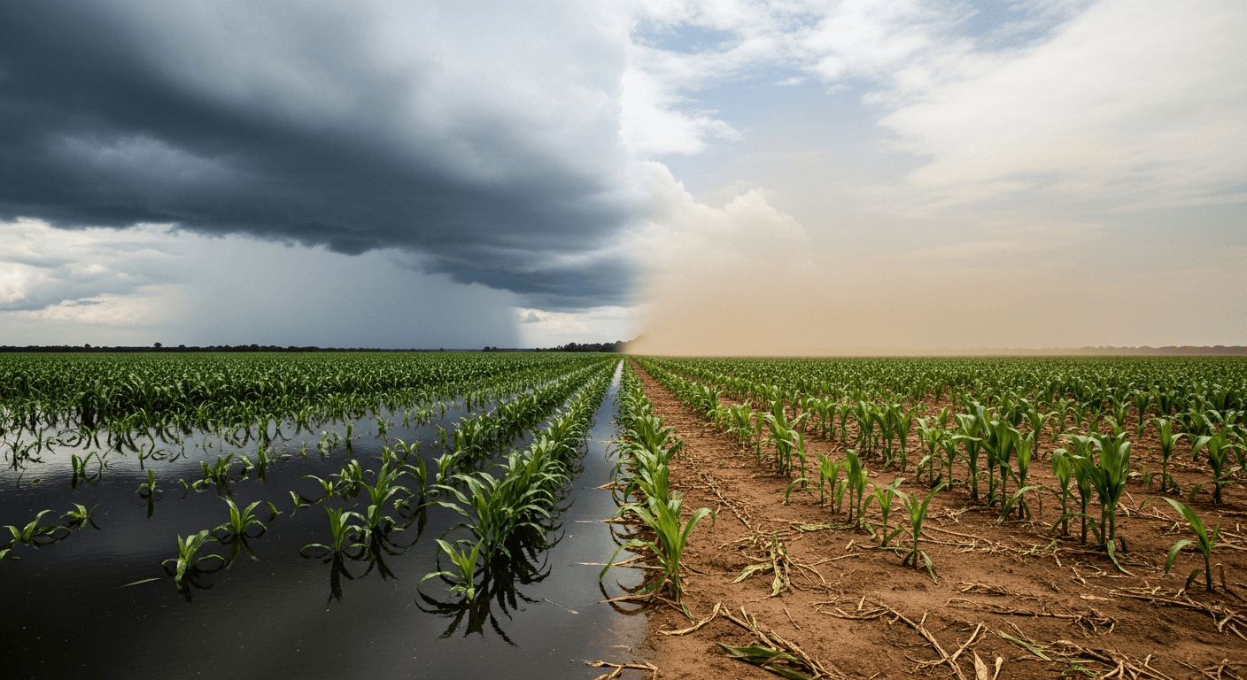 Dual Weather Extremes Threaten Brazil Agriculture: Flooding Hits South, Fire Risk Soars in Center-West