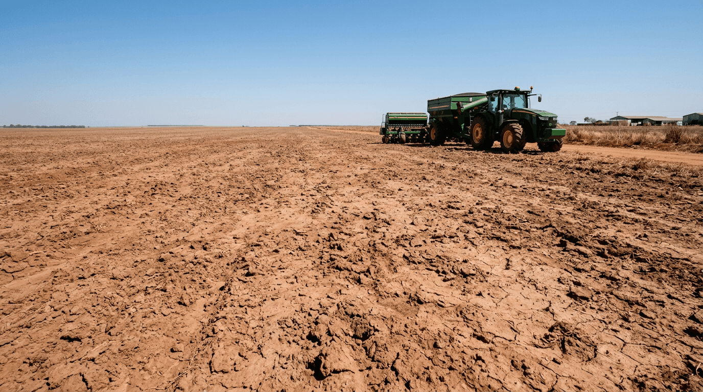 Key Brazil Soybean Belt Regions See Zero Rain as Planting Starts, Raising Crop Risk