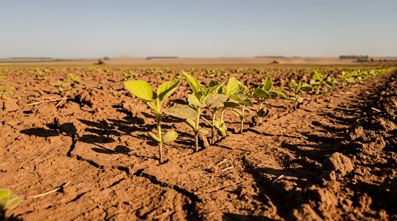 Soybean futures face pressure as dry spells test Brazil's top farm belt