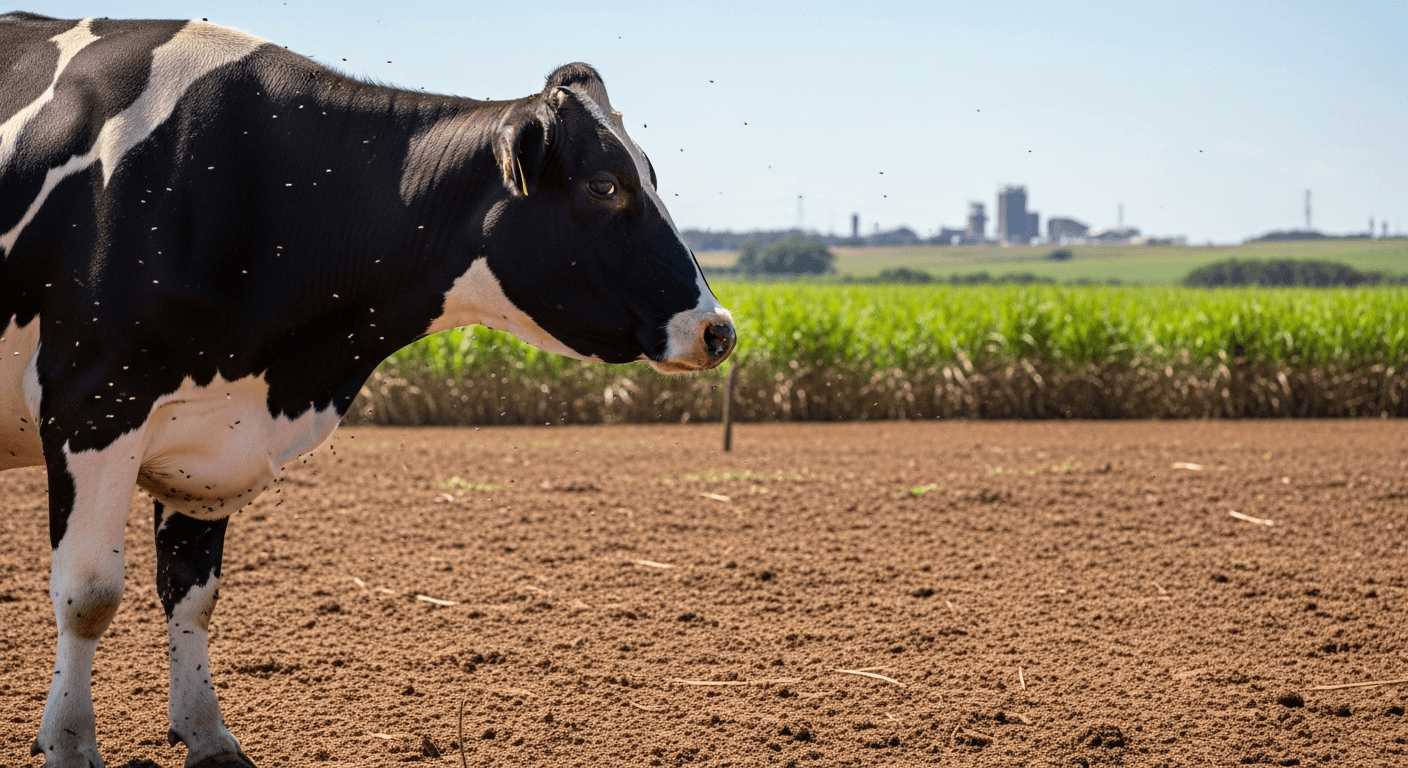 Stable Fly Crisis Forces 60% Milk Loss in São Paulo Dairy Farms, Exposing Sugarcane Byproduct Conflict
