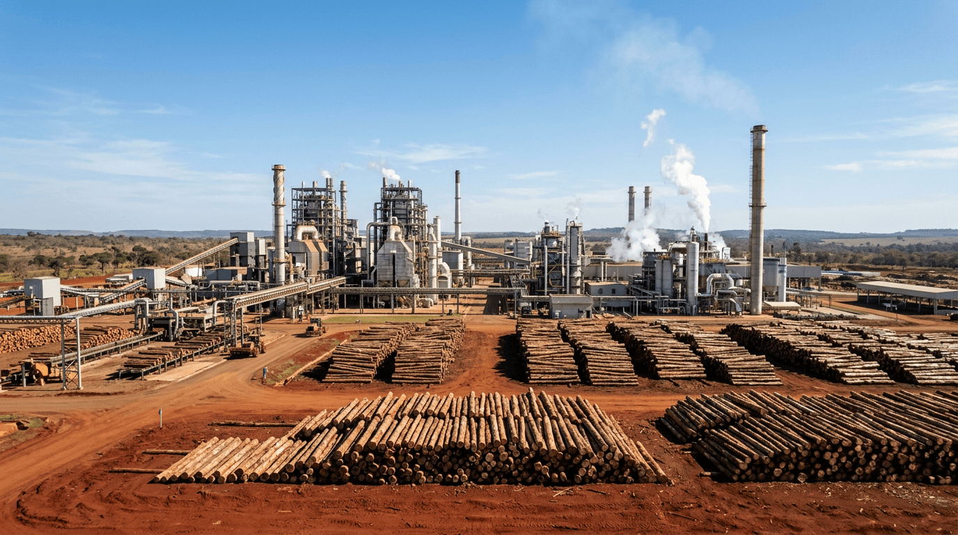Brazil’s Suzano Targets $11 Billion Debt Level After Major Pulp Expansion