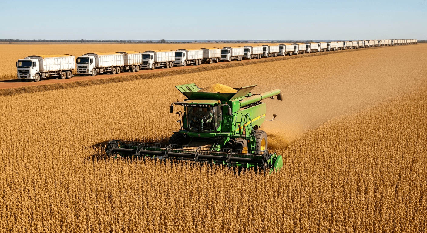 Record Brazilian Soybean Exports Fuel Surge in Fiagro Credit Demand on B3