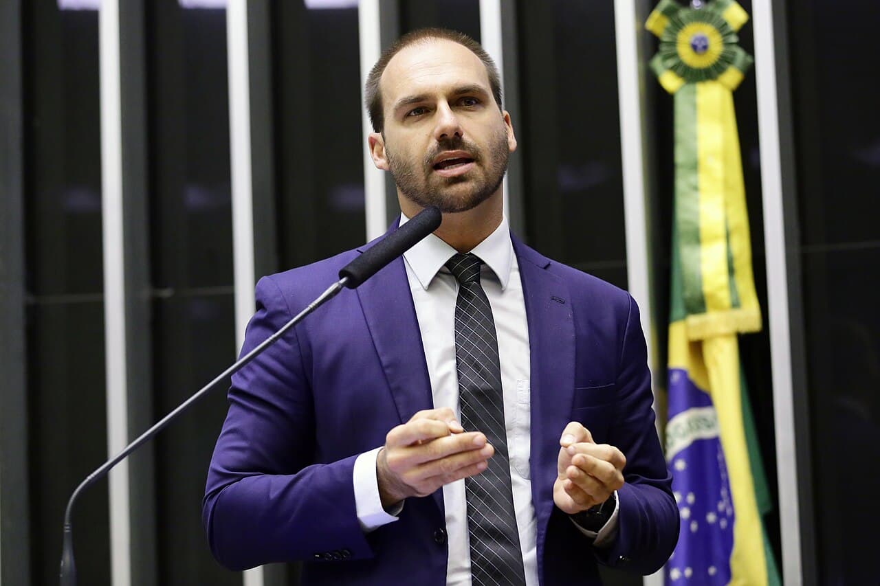 Brazil Fires Eduardo Bolsonaro From Federal Police Role for 'Abandonment of Office'