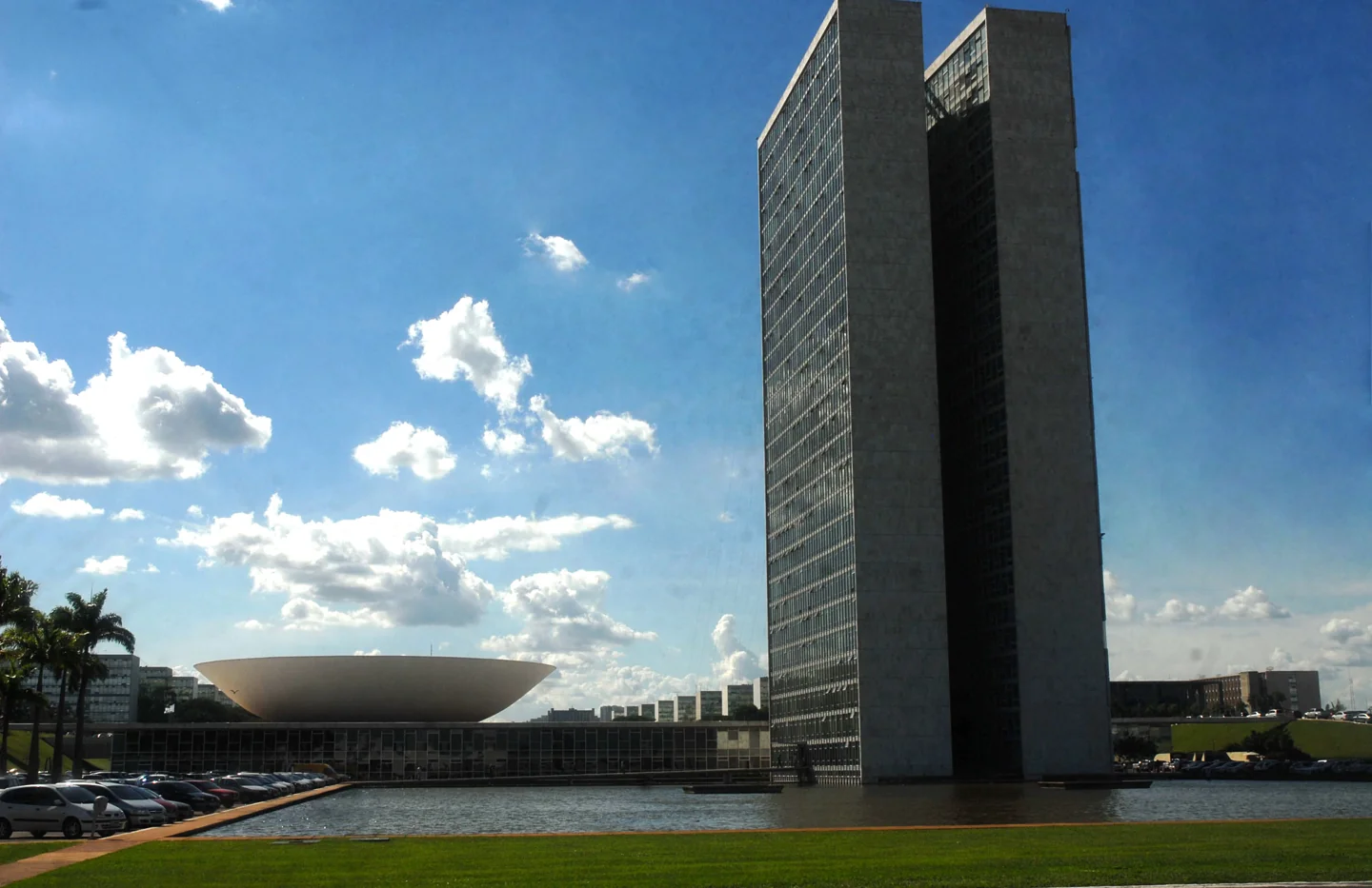 National Congress and reflecting pool in Brasília